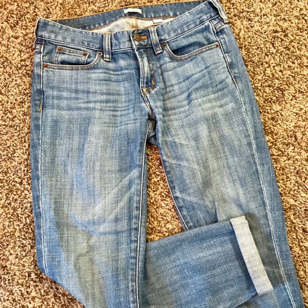 J. Crew Light Wash Stretch Jeans - Like New!